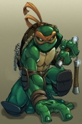 miniatura obrazka z bajki Wojownicze żółwie ninja z wojownikiem Michelangelo